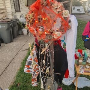 handmade Halloween wreath